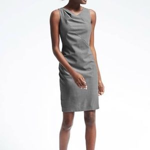 Gray Banana Republic Work Dress